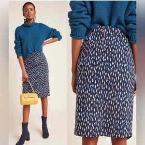 NWT- Maeve by Anthropologie Debra Knit Wrap Pencil Skirt